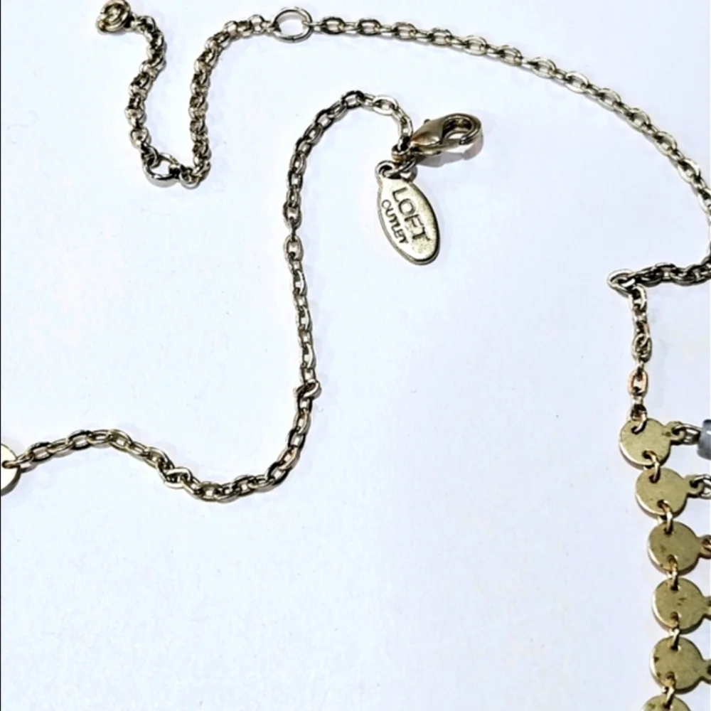 Ann Taylor Gold Beaded Necklace - Picture 6 of 9